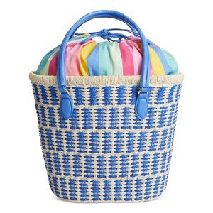 On 34th Isabellaa Straw Tote Bag